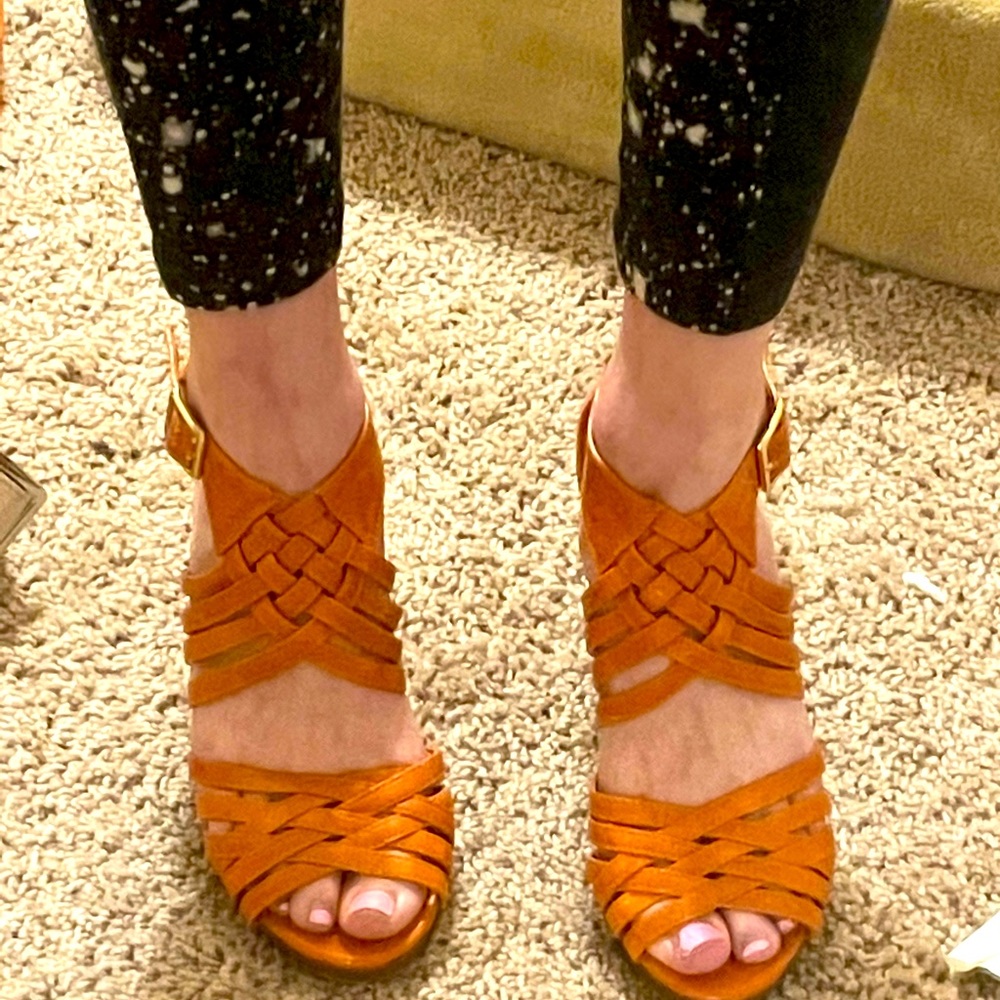 Orange heels